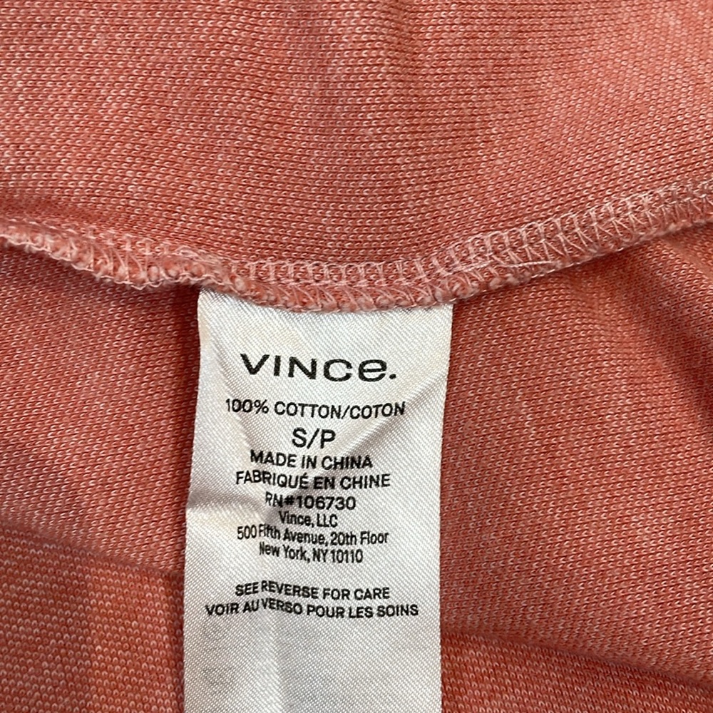 Vince Top Shirts Long Sleeve Polo Button Down Size S Casual Cotton EUC - Picture 7 of 9